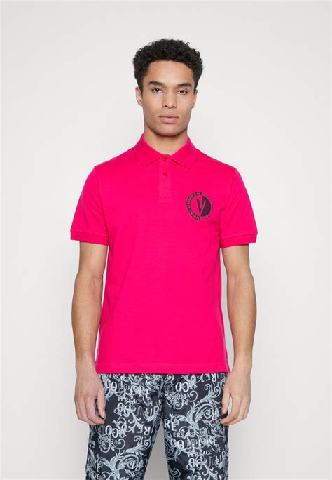 pink versace polo shirt|Versace polo shirts for men.